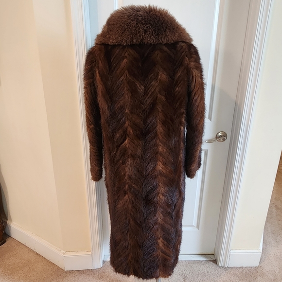 Stunning Dasco brown mink fur coat size 8 - Picture 3 of 15